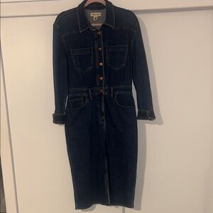 Madewell Long Sleeve Denim Dress
